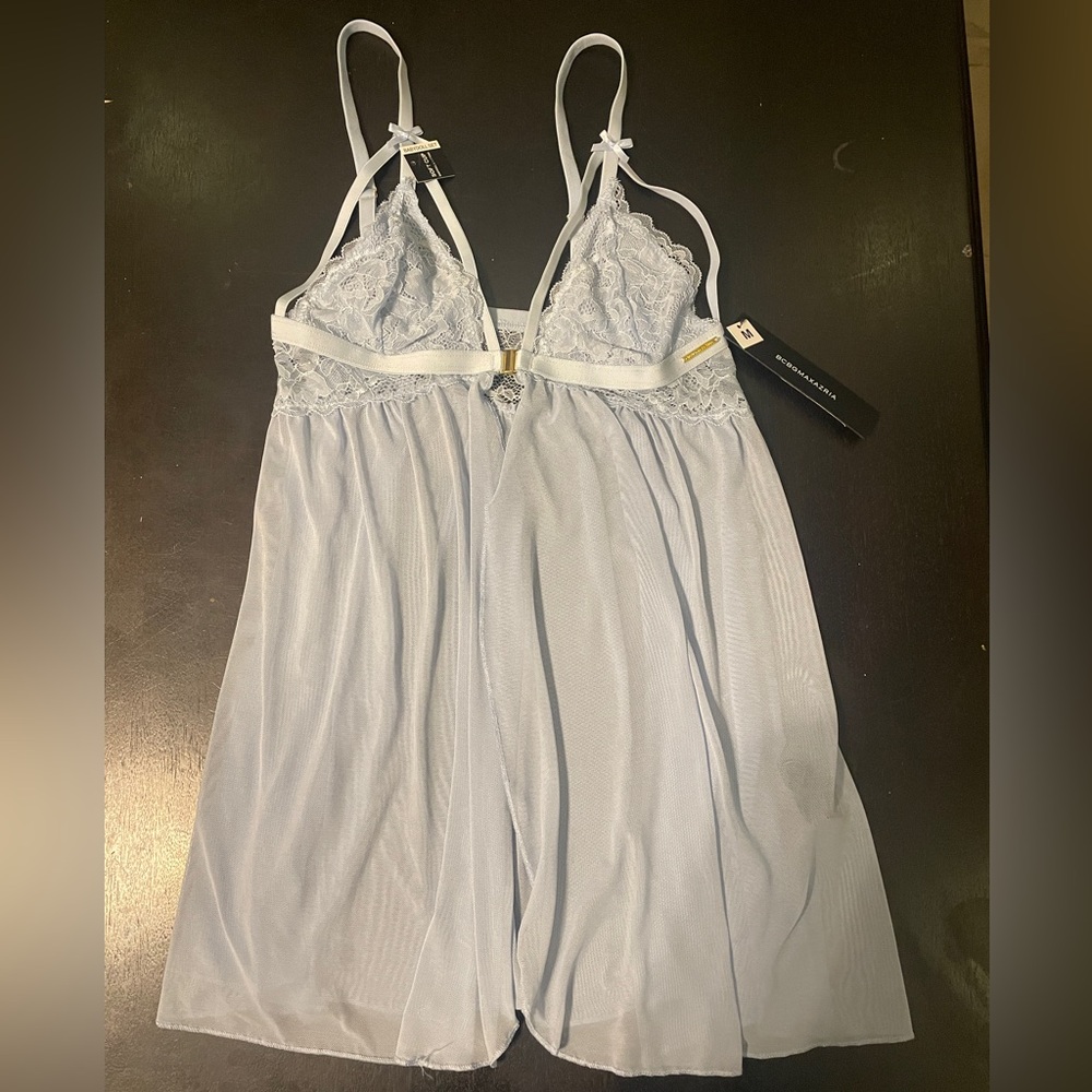 Light Blue Lace Chemise